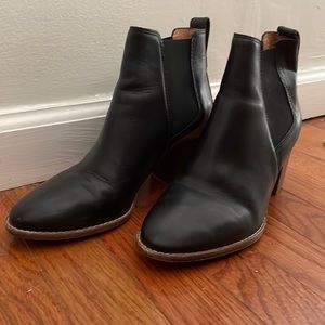 Madewell leather heeled booties